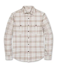 Hope & Henry Men's Organic Flannel Double Pocket Button Down Shirt