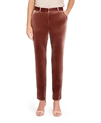 Tahari Asl Women's Ankle-Length Velvet Pants