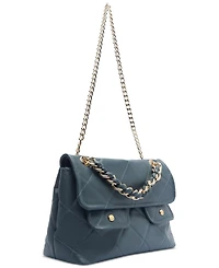 Arezzo Diana Large Leather Shoulder Handbag