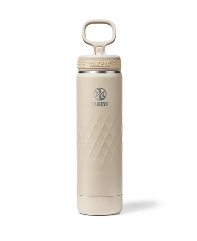 Takeya Sport oz. Triple-Insulated Water Bottle with Straw Lid