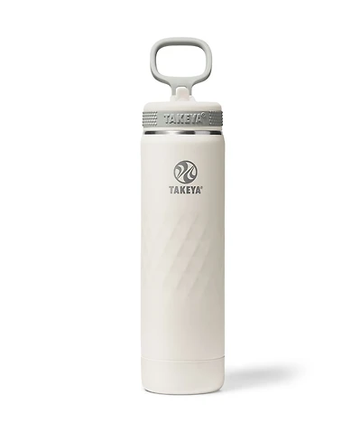 Takeya Sport oz. Triple-Insulated Water Bottle with Straw Lid