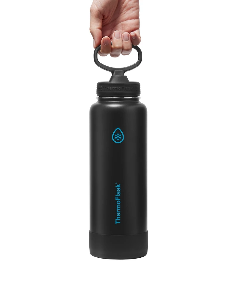 ThermoFlask 40 oz. Double Wall Vacuum Insulated Water Bottle with Straw Lid