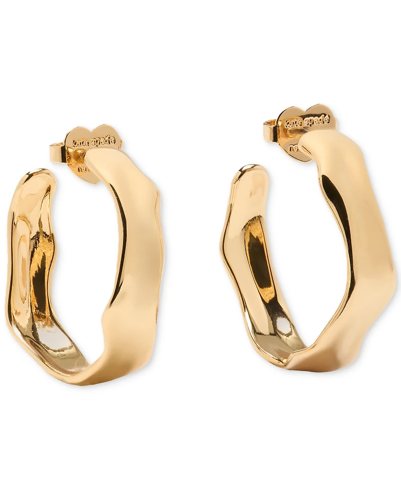 kate spade new york Gold-Tone Huggies Earrings