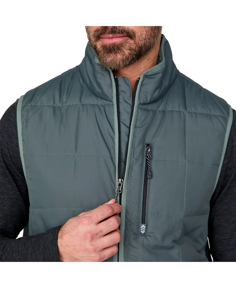Free Country Men's Maple Creek Iv Box Quilted Puffer Vest