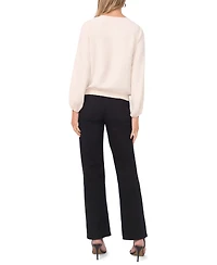 Vince Camuto Women's Long-Sleeve Half Placket Top