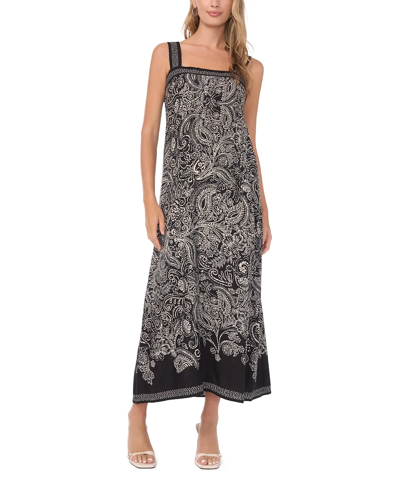 Vince Camuto Women's Thick Strap Sleeveless Maxi Dress