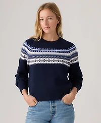 Levi's Women's Lou Fair Isle Crewneck Sweater