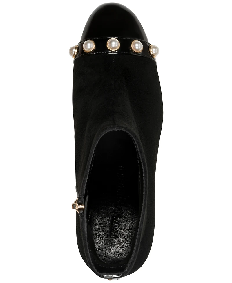 Karl Lagerfeld Paris Women's Dalyn Heeled Booties