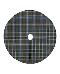 Elrene Stowe Tartan Plaid Cotton Christmas Tree Round Skirt, 48"