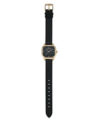 Ettika Classic Square Gold Plated Leather Watch