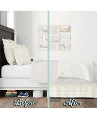 Fresh Ideas Ruffled Eyelet 14" Drop Bed Skirt, California King