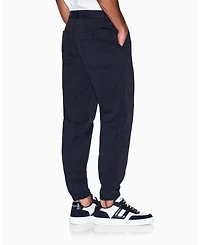 A|X Armani Exchange Men's Stretch Twill Scrunch Pants