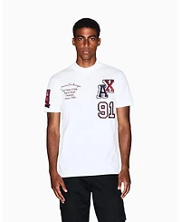 A|X Armani Exchange Men's Multi Badge Logo T-Shirt