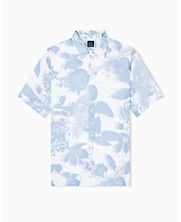 A|X Armani Exchange Men's Short Sleeve Viscose Floral Woven Shirt