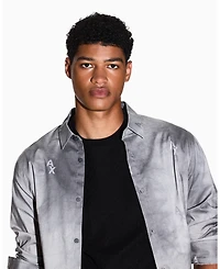 A|X Armani Exchange Men's Mercerized Jacquard Allover Logo T-Shirt