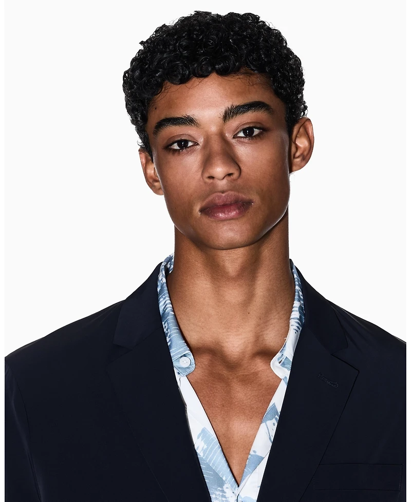 A|X Armani Exchange Men's Stretch Nylon Blazer