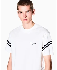 A|X Armani Exchange Men's Arm Band Wording T-Shirt