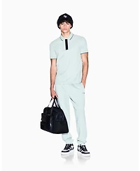 A|X Armani Exchange Men's Grosgrain Logo Polo Shirt