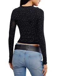 Free People Women's Night Sky Long-Sleeve Top