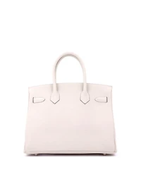 Pre-Owned HERMES Birkin 30 Handbag Light Togo with Rose Gold Hardware