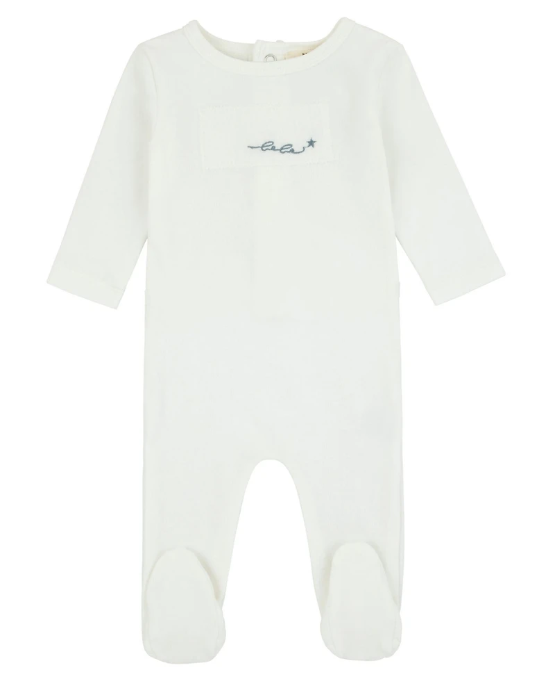 NoggiWear Baby Muslin Patch Cotton Layette Footie