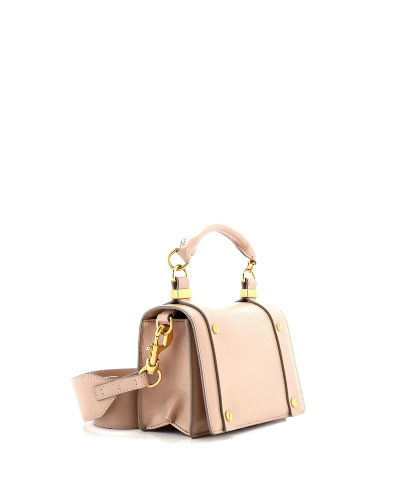 Pre-Owned Chloe Small Ora Top Handle Bag Leather