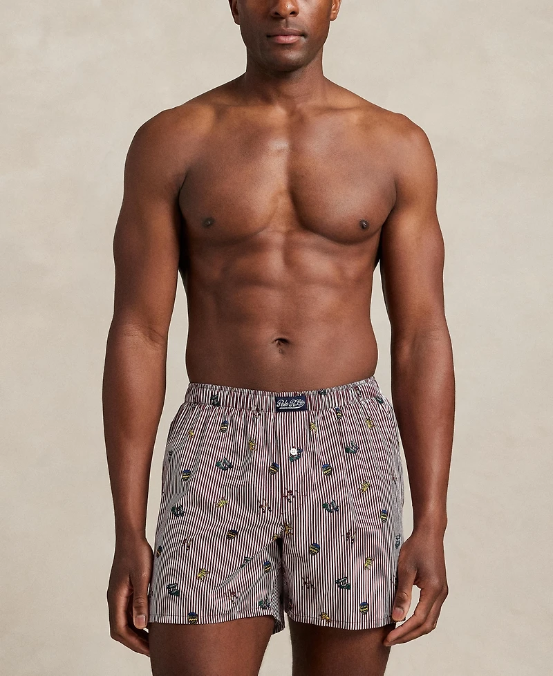 Polo Ralph Lauren Men's Printed Elastic Waist Boxers