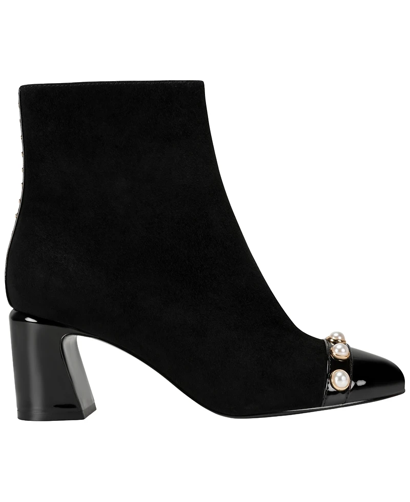 Karl Lagerfeld Paris Women's Dalyn Heeled Booties
