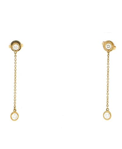 Pre-Owned Tiffany & Co Elsa Peretti Diamonds By The Yard Drop Earrings