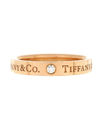 Pre-Owned Tiffany & Co Logo Band Ring