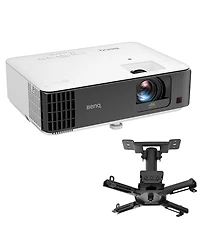 BenQ TK700ST 4K Ultra Hd Hdr Short Throw Dlp Home Theater Gaming Projector + H&A Universal Projector Ceiling Mount