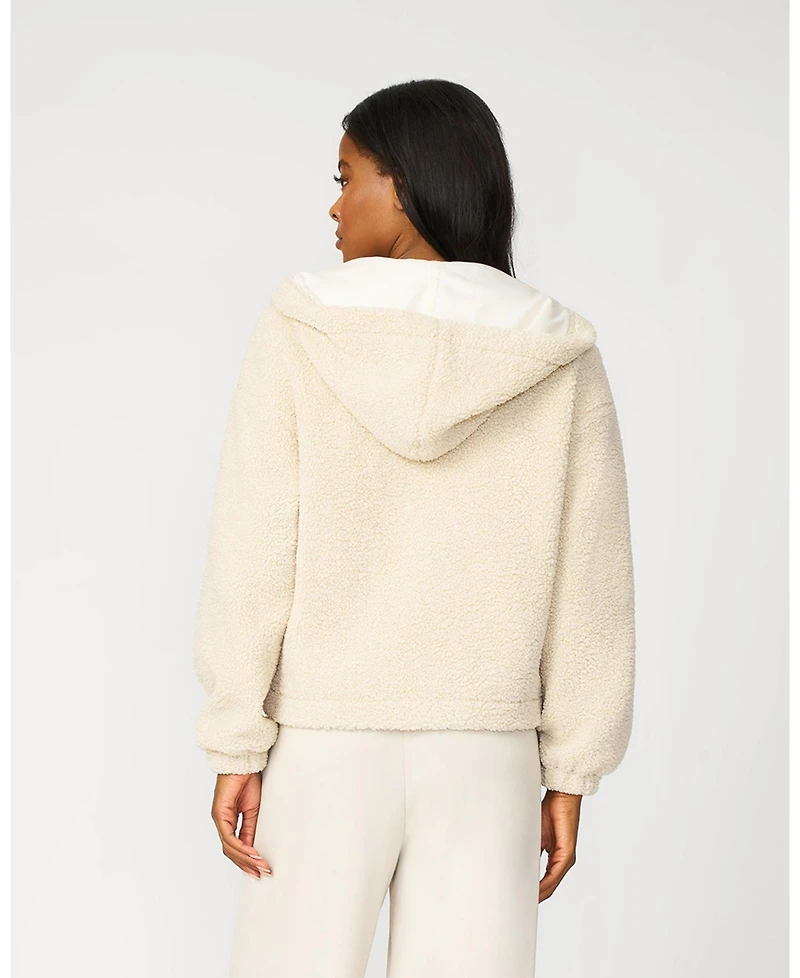 Cable & Gauge Women's Cozy Sherpa Zip Hoodie
