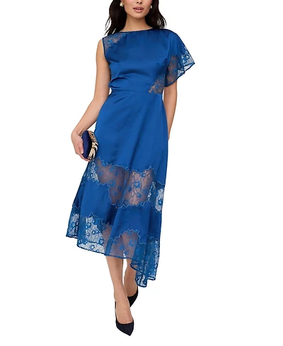 Lily and Lionel London Women's Selma Lace Insert Maxi Dress