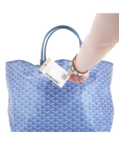 Pre-Owned Goyard Gm Saint Louis Tote Precious Metals Coated Canvas