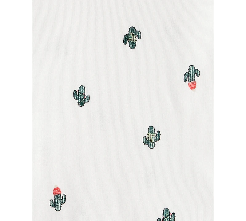 Carter's Baby Boys 3-Piece Cactus Zip-Up Jacket, Bodysuit and Pants Set