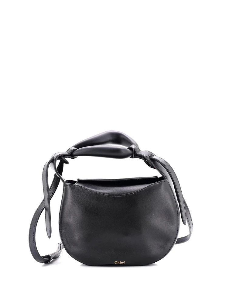 Pre-Owned Chloe Small Kiss Purse Bag Leather