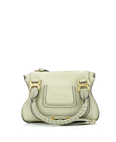 Pre-Owned Chloe Small Marcie Satchel Leather