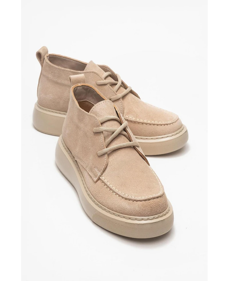 Forever & Always Shoes Lilya Leather Chukka Boot (Women)