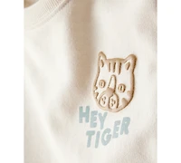 Carter's Boys Toddler 2T-5T 2-Piece Hey Tiger' Sweatshirt and Pants Set