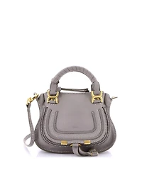 Pre-Owned Chloe Baby Marcie Satchel Leather