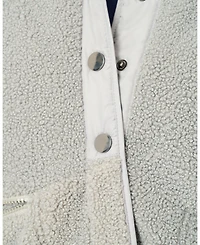 Cable & Gauge Women's Cozy Sherpa Stand Collar Jacket