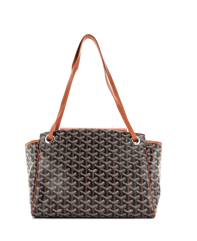 Pre-Owned Goyard Pm Rouette Bag Coated Canvas