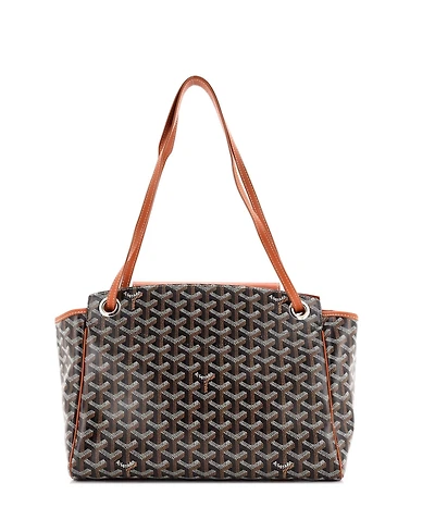Pre-Owned Goyard Pm Rouette Bag Coated Canvas