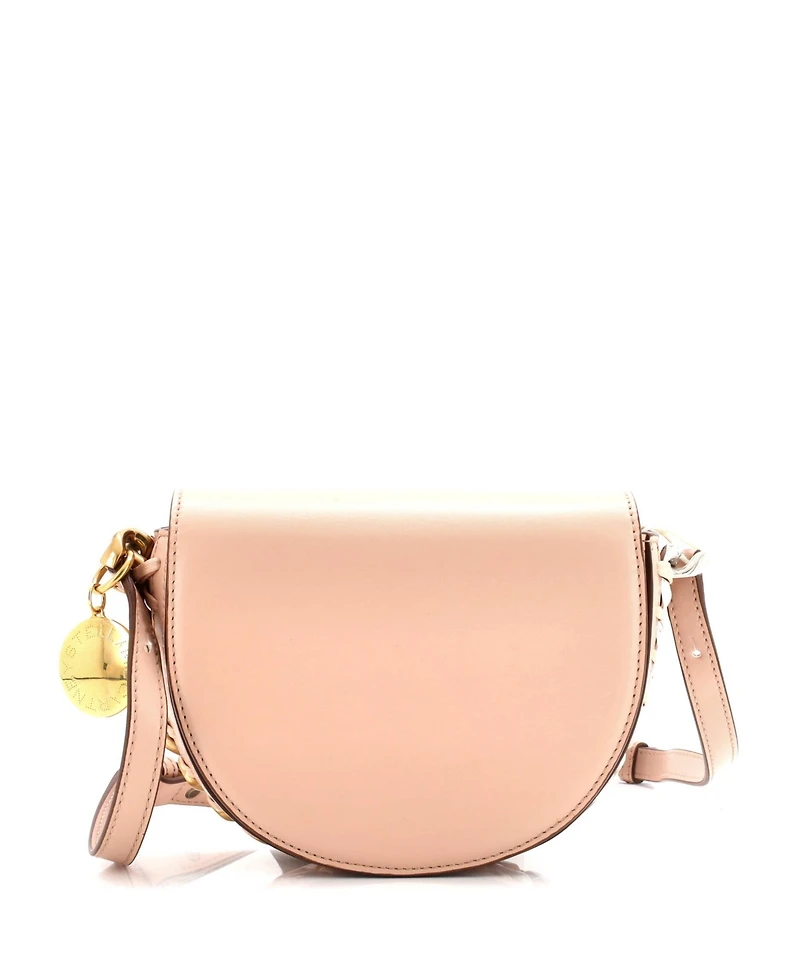 Pre-Owned Stella McCartney Small Frayme Flap Shoulder Bag Faux Leather