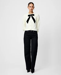 French Connection Women's Long-Sleeve Bow Detail Sweater