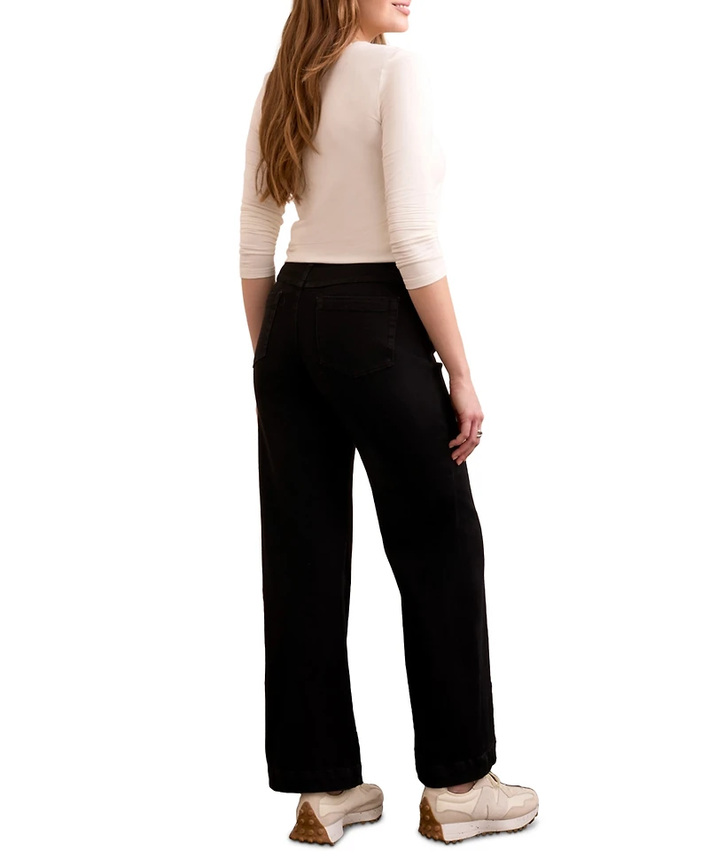 Tribal Women's Audrey Boundless Stretch Denim Pull-On Flare Jeans