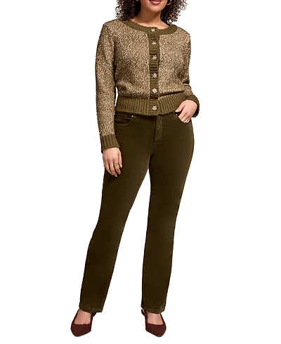 Tribal Women's Straight Leg Stretch Cordoroy Pants