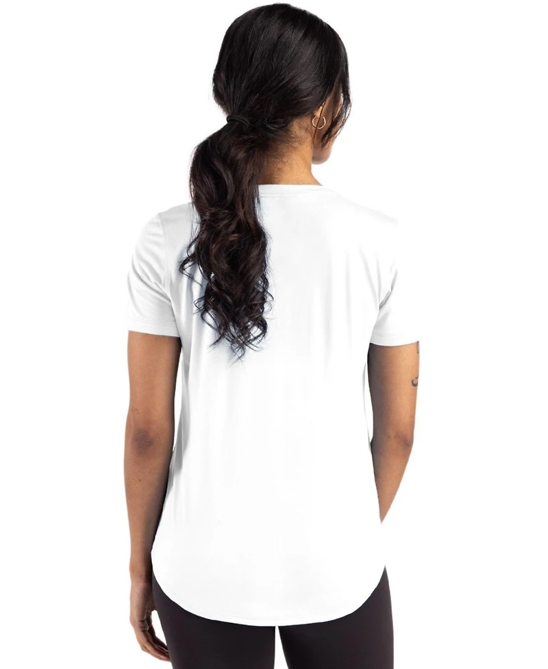 Cutter & Buck Women's Coastline Epic Comfort Recycled Short Sleeve Tee