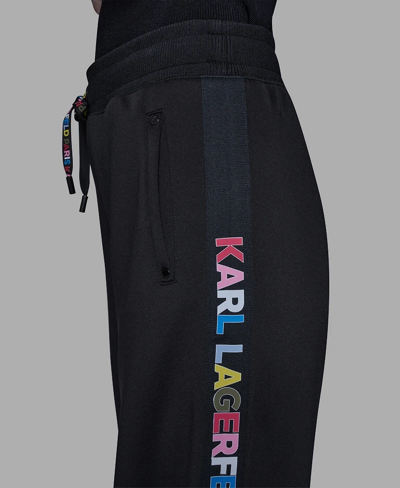Karl Lagerfeld Paris Women's Logo Detail Joggers
