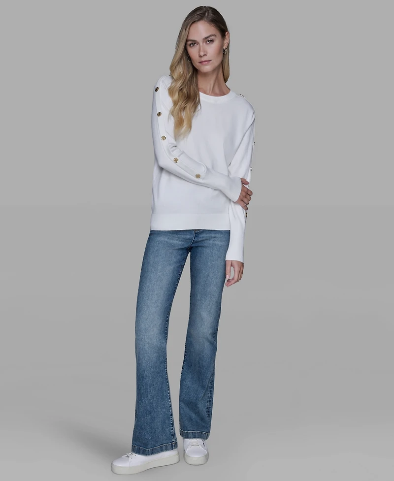 Karl Lagerfeld Paris Women's Crewneck Sweater